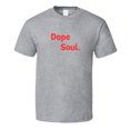 thumbnail image 2 of Dope Soul Statement Shirt - Gray/Red - Unisex, 2 of 7