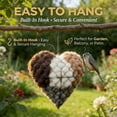 thumbnail image 5 of Yippzo Handmade Fiber Bird Nesting Heart, Hummingbird Nest Boxes for Outside, Nester Houses Design, Dual-Season Outdoor Bird Shelter for Garden, Yard & Bird Lover, 5 of 9