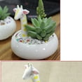 thumbnail image 4 of 1Pc Mini Ceramic Planter Cartoon Giraffe Flowerpot Succulent Planting Container Bonsai Accessory for Home Office, 4 of 8
