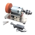 thumbnail image 1 of Grintor de cinturón de lijadora de la guinda 7 Herramienta de equipo de taller de velocidad ajustable para madera de bricolaje que trabaja en metal, 1 of 8