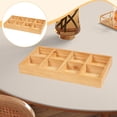 thumbnail image 6 of YWMJZEU Wooden Divided Storage Box Decorative Sorting Tray for Collectibles Trinkets, 6 of 9