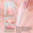 thumbnail image 3 of SmartBy 180Pcs Sandwich Nail Forms Reusable Quick Nails Extension Clear Long Nail Mold Women Home Salon Manicure Art Tools, 3 of 7