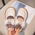 thumbnail image 1 of Zapatos de una sola capa para niñas Primavera y otoño Zapatos pequeños de cuero planos de princesa con punta redonda para niños, 1 of 5