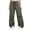 Green, variant on Venzia Women's Low Waist Cargo Pants Wide Leg Y2K Parachute Trousers with Pockets