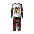 thumbnail image 2 of Pijamas navideños a juego Grinch - TKing Fashion 2024 Nuevos conjuntos de pijamas navideños familiares a juego Grinch, pijamas navideños navideños para parejas, adultos y niños, 3 Años, 2 of 4