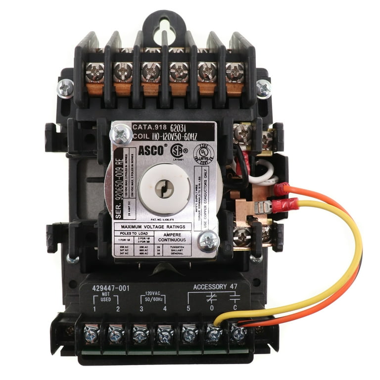 6 Pole Lighting Contactor 120v Coil Shelly Lighting