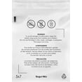 thumbnail image 1 of CHL-Clear Poly Bags, with Suffocation Warning (100pcs), Permanent Self Seal, Thick Plastic, for Shipping, Packaging and Mailing Merchandise, Apparel, Single Size (5x7 in), 1 of 4