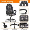 thumbnail image 6 of BestMassage Adjustable & Ergonomic Swivel Gaming Chair, Camo, 6 of 7