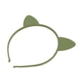 thumbnail image 5 of Unique Bargains 1 Pc Cute Frosted Cat Headbands for Women Green, 5 of 6