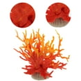 thumbnail image 4 of Unique Bargains 1 Pcs Colorful Coral Reef Decor Mini Faux Coral Decor for Aquarium Decorations Yellow Red 16.5x14.8cm, 4 of 6