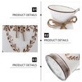 thumbnail image 3 of HORIALENCE Vintage Iron Flower Bucket Decorative Flower Holder 1Set, 3 of 5