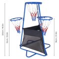 thumbnail image 3 of 4 Hoop Basketball Set for Toddlers – Indoor & Outdoor Preschool Toy with 4 Balls & Air Pump, 3 of 9