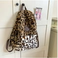 thumbnail image 6 of Fuzzy Cheetah Cute Backpack, Y2k Purse Fleece Chic Bookbag Trendy Aesthetic Coquette Daypack 90s Purse, 6 of 8