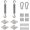Color A, variant on 6 Inch Shade Sail Hardware Kit, 40 Pcs Stainless Steel Sun Shade Installation Kit for Triangle Sun Shade Sail (40 PCS) (80 PCS)