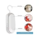 thumbnail image 2 of Mini sellador de bolsas, selladores al vacío de calor portátiles, sellador de plástico, sellado térmico y cortador 2 en 1, mini sellador de alimentos para Plastiwhite2pcs, 2 of 4