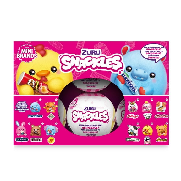 ZURU Snackles Small Sized 14 cm Cuddly Squishy Comfort Soft Plush Toy