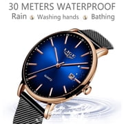 LIGE Womens Simple Elegance Watch, 30M Waterproof