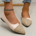 thumbnail image 5 of Tawop Shoes Women Womens Tennis Shoes Slip On Casual Flat Pointy Toe Beige Size 5.5, 5 of 7