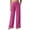 44#Hot Pink, variant on Women's Wide Leg Pants High Waisted Loose Palazzo Pant Trendy Casual Beach Trousers with Pockets