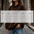 thumbnail image 3 of DYTTDG Women’s Solid‑Color Velour Hoodie, Long Sleeve Drawstring Loose‑Fit Hoodie With Front Kangaroo Pocket, Soft Casual Loungewear Sweatshirt for Fall Winter Daily Outfits, 3 of 8
