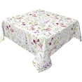 thumbnail image 3 of Square Tablecloth 54 X 54 Inch, Floral Table Cloth, Farmhouse Tablecloths for Kitchen Tables, Washable Spill Proof Polyester Table Cover for Party Dining Room Decoration, 3 of 6