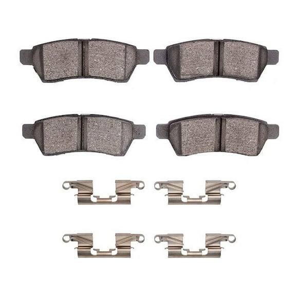 Rear Brake Pad Set - Compatible with 2005 - 2022 Nissan Frontier 2006 2007 2008 2009 2010 2011 2012 2013 2014 2015 2016 2017 2018 2019 2020 2021
