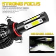 thumbnail image 4 of For Dodge Dart 2013 - 2015 4PC 9012 H11 LED Headlight 6000K High & Low Beam Fog Bulbs Kit, 4 of 11