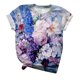 thumbnail image 1 of Blusa holgada de manga corta con cuello redondo y estampado a la moda para mujer Pompotops  hfajkhk128549, 1 of 1