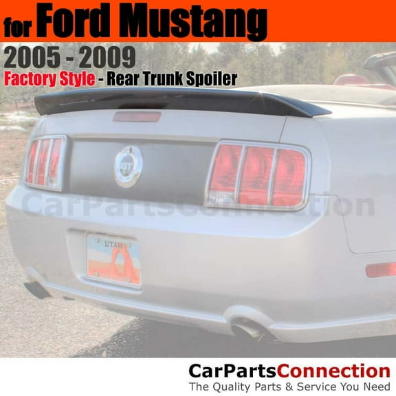 Trunk Spoiler Compatible With 2005 2006 2007 2008 2009 Ford Mustang All Painted Color G2 Redfire Metallic