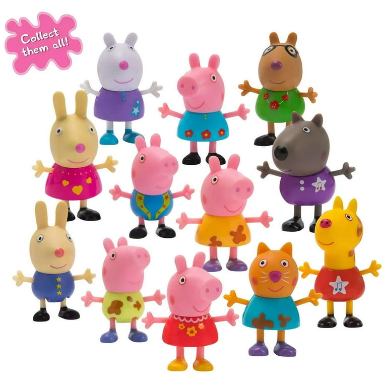 Mini peppa pig store toys