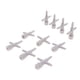 thumbnail image 2 of Juego de 10 válvulas de control de aire para acuarios (gris y amarillas), 2 of 9