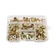 thumbnail image 3 of Eigraketly 105 unids/set de tuerca de inserción de cabeza plana, tuercas de repuesto multifuncionales, tuercas de Metal, accesorios de Herramientas y ferretería, 3 of 6