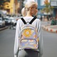 thumbnail image 7 of FORMRS Mini Backpack Purse for Women Travel Daypack Casual Shoulder Bag, Purple Clouds, 7 of 7