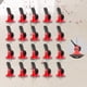 thumbnail image 1 of Kit de nivelación de baldosas (20 piezas), herramientas de construcción para pisos y paredes, ajuste, espaciadores niveladores de baldosas portátiles rojo, 1 of 8