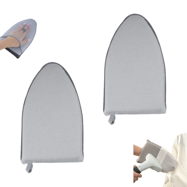 2pcs Garment Steamer Ironing Gloves Anti Steam Glove Heat Resistant Garment Steamer , Garment Steam Accessories for Clothes(pointed tip)