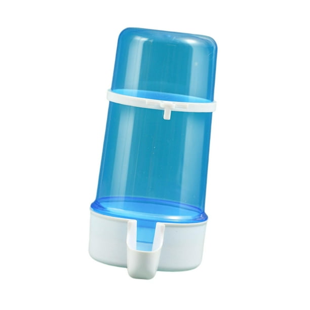 Alimentador de agua para pájaros y loros, accesorios para jaula de agua y comida para palomas, contenedor de agua suspendido para periquitos, pájaros , azul mayimx Comedero para pájaros