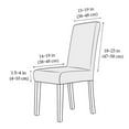 thumbnail image 2 of Funda de silla de uso versátil, súper elástica, extraíble y lavable para decoración de comedor, fácil de renovar el hogar, 2 of 5