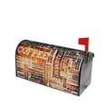 thumbnail image 2 of Bingfone Hand Drawn Vintage Coffee Magnetic Mailbox Cover Standard Size For Garden Yard Outdoor Decorations-25.5x21 In, 2 of 7