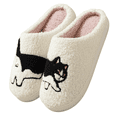 thumbnail image 2 of BERANMEY Cute Animal Slippers for Women Perfect Soft Plush Comfy Warm Slip-On Womens Slippers Indoor Fluffy House Slippers for Women and Men Non-slip Fuzzy Flat Slides, 2 of 7