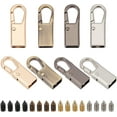 thumbnail image 2 of 8sets 4colors Zinc Alloy Hardware bag Lock Accessories with 2pcs Screw 3.3x1.2x0.75cm Hole: 2.5mm, 2 of 5