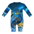 thumbnail image 6 of Ninjago Baby Onesie Romper Footless Infant Long Sleeve Jumpsuit for Boys Girls, 6 of 8
