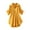 Yellow, variant on yillto Womens 3/4 Sleeve Tops Chiffon Dressy Shirts V Neck Pleated Flowy Loose Causal Business M-4XL