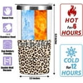 thumbnail image 2 of Chaos Coordinator Tumbler Thank You Gifts Leopard Water Bottle Double Wall Travel Coffee Mug Stainless Steel Vacuum Insulated Thermal Cup Boss Lady Gifts for Women Colleague Leader Birthday Christmas, 2 of 6