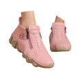 thumbnail image 3 of NOKIO Women's Ankle B𝗈𝗈𝑡𝑠 Comfortable Anti-S𝗅ip Shoes Fashion Side Zipper Short B𝗈𝗈𝑡𝑠 Chukka B𝗈𝗈𝑡𝑠 Casual utdoor Walking Shoes for Driving Running Work, 3 of 9