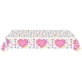 thumbnail image 3 of Xihbxyly Mantel de San Valentín con Estampado de Corazones Románticos, de Lino, Versátil para Fiestas, Ideal para Mesas de Comedor o de Té, Perfecto para San Valentín, Juego de 1 Pieza., 3 of 5