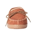 thumbnail image 4 of Old Friend Footwear Old Friend Cloth Lined Loafer Slipper Brown | 484132 215, 4 of 4