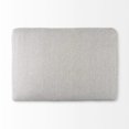 thumbnail image 5 of HomeRoots 394238 Fabric Covered Half Ottoman, Light Gray, 5 of 9