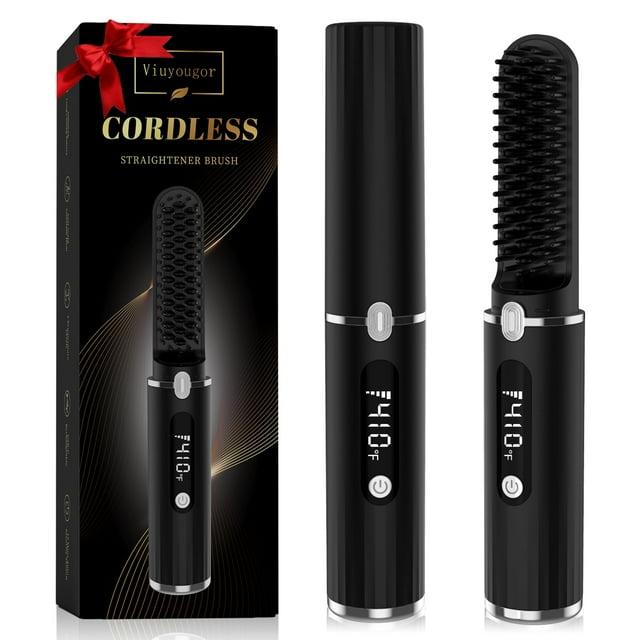 Alisador de barba Viuyougor inalámbrico portátil con pantalla LCD para hombre