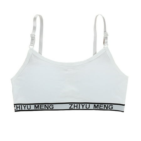 

Girls Modern Cotton Bralette for 8-10 10-12 14-16 Years for Fitness Running