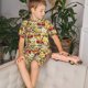 thumbnail image 4 of Balery Vehicles Conjunto de Pijama Infantil de Manga Corta con Estampado – Ropa de Dormir de Algodón Suave-Large, 4 of 6